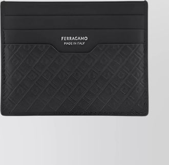Ferragamo leather logo cardholder