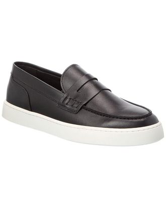 Bruno Magli Magnifico Leather Slip-On Sneaker