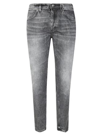 Dondup Tailored Straight Leg Brighton Pants with Minimalist Aesthetics