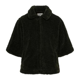 &Co Woman Chelsey Teddy Jas - Dames - Jassen - Groen - Maat: 2XL Poliester