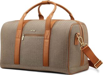 Hartmann Herringbone Deluxe Weekend Duffel Bag in Terracotta Herringbone at Nordstrom