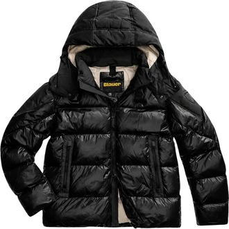 Blauer Kiernan Korte Jas - Heren - Jassen - Zwart - Maat: 2XL Nylon
