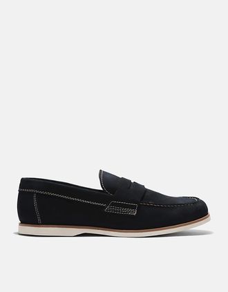 Timberland Mens Classic Boat Shoe - Navy - Black - Size: 9