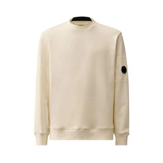 C.P. Company Sweatshirts, male, White, Size: XL Felpa