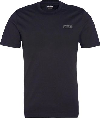 Barbour Iconisch T-shirt met logoprint - Heren - T-shirts - Zwart - M - Katoen - Tops