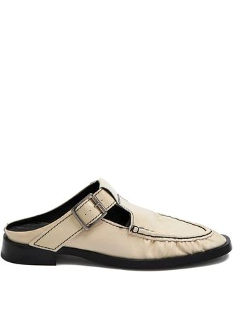 Miista Gianna buckle mules - Beige