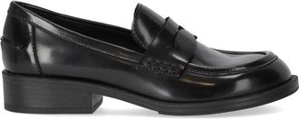Ash Zwarte leren Ringo Loafer schoenen - Dames - Loafers - Zwart - 40 EU - Leer - Schoenen