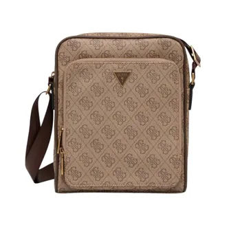 Guess Tassen, Heren, Bruin, ONE Size, Leer, Milano