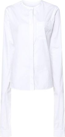 Coperni knot-sleeve shirt - women - Elastane/Nylon/Cotton - M - White