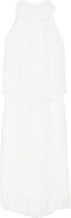 Fabiana Filippi Pleated Layered Maxi Dress