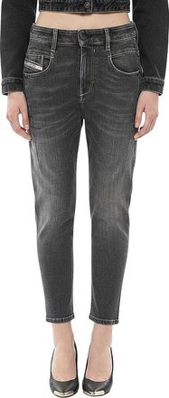 Diesel Grey Boyfriend Mid Rise Jeans