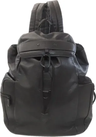 Louis Vuitton Black Monogram Shadow Backpack (Pre-Owned)