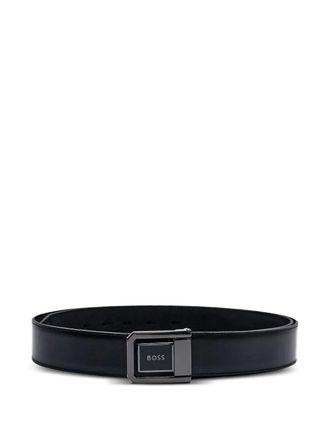 BOSS reversible belt - men - Leather - OS - Black