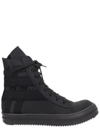 Rick Owens Black High-top Sneakers