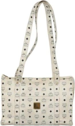MCM Pre-owned borse di pelle a tracolla - - Pre-owned - Donna - Bianco - ONE SIZE