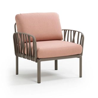 Nardi Komodo Poltrona Sessel, tortora / rosa quarzo