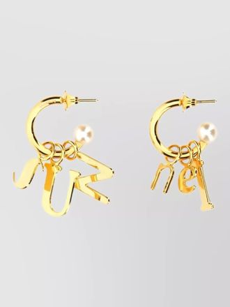 Sunnei logo dangle earrings