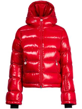 Perfect Moment Polar Flare puffer jacket - women - Polyester/Goose Down/Feather Down - S - Red