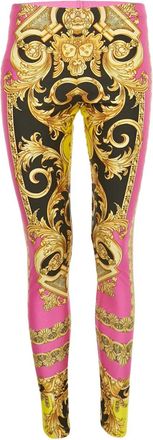 Versace Pantaloni con stampa - Rosa