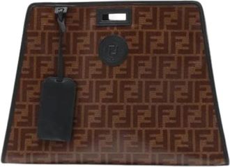 Fendi Pre-owned Tote Bags, female, Brown, Size: ONE SIZE Pre-owned Vintage Tote Bag