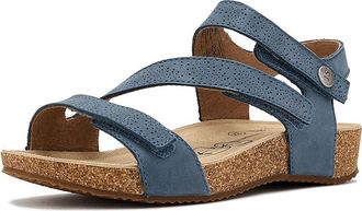 Josef Seibel Tonga 78 Womens Sandals Indigo : EU 41 (US Womens 10-10.5) M, Leather