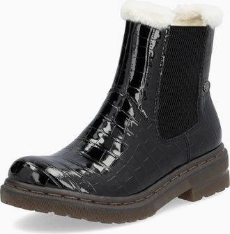 Rieker Womens Rieker Ladies Boots 78250-00 - Black - Size: 6