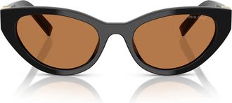 Miu Miu Sunglasses Mua04 S 16 K10 I Black/Brown Women