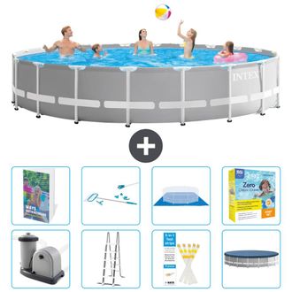 Intex Piscina Prism Frame Redonda - 610x132 Cm - 9-piezas S550