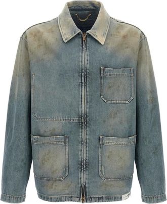 Golden Goose Heren, Jassen, Blauw, Maat: XL Denim