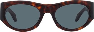 Cutler and Gross Blue Oval Mens Sunglasses CGSN927657 002 57