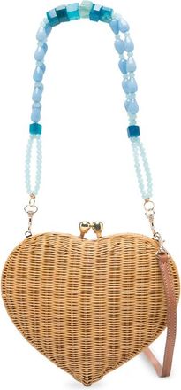 Serpui Passionate Heart Clutch Bag