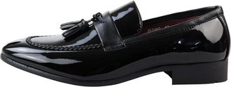 TruClothing Patent Tassel Slip On Loafers