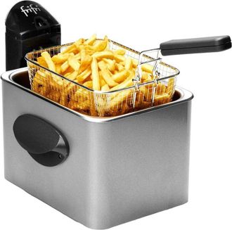 FriFri Frifri - 1 Kg De Patatas Fritas 3,5l 3200w Capa De Metal, Color Plata - F1905 - 5412144190526