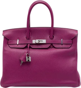 Herm&egrave;s Pre-owned Hermes Togo Birkin Retourne 35 Satchel Ladies W82D0OD3D88RJZ4I
