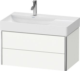 Duravit Xsquare Mueble De Ba&ntilde;o De Pared 78,4x46,0 Cm, 2 Cajones, - Duravit