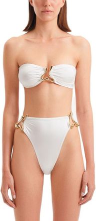 Moeva Clyde - Bikini Bottom in White at Nordstrom, Size X-Large Eu