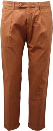 Michael Coal Heren, Broeken, Bruin, Maat: W35 Katoen