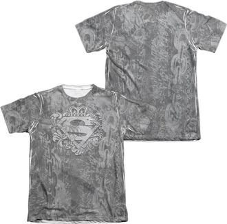 Gildan Superman Unchain The King (Front/Back Print) Adult 65/35 Poly/Cotton Short Sleeve Tee / T-Shirt