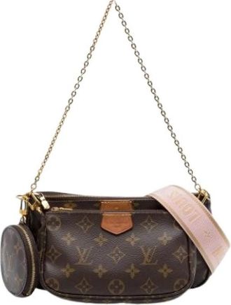 Louis Vuitton Pre-owned Multi-Pochette Accessoires - Dames - Vintage Schoudertas - Bruin - ONE Size - Vintage