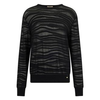 Herno Round-neck Knitwear - female - Herno - Round-neck Knitwear - Black - M - Knitwear