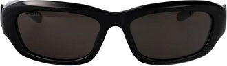 Balenciaga Stijlvolle zonnebril met model Bb 0409S - unisex - Zonnebrillen - Zwart - 58 MM - Accessoires