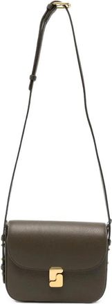 SOEUR Bellimin Crossbody Tas - Dames - Schoudertassen - Groen - ONE Size - Leer - Tassen