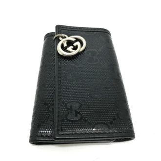 Gucci Pre-owned Accessories, male, Black, Size: ONE SIZE Pre-owned Fabric key-holders