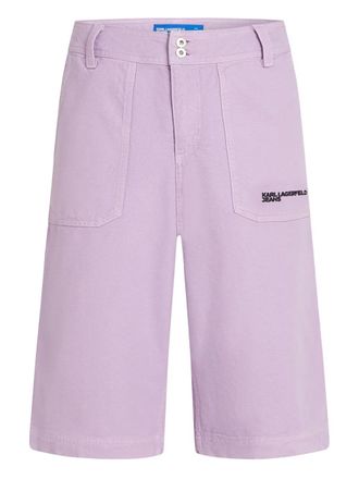 Karl Lagerfeld cargo shorts - Purple