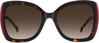 Carolina Herrera HER 0429/S 086/HA Womens Sunglasses Tortoiseshell Size 55