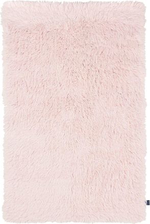 Tom Tailor Alfombra shaggy tejida a mano en lana virgen rosa 80x160 cm