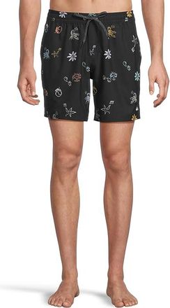 Quiksilver Surfsilk Mix 17 Nb Volley Mens Swimwear Black : 2XL, Elastane/Polyester