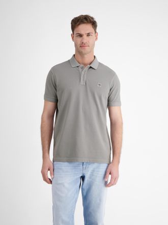 Lerros Poloshirt LERROS, Herren, Gr. XXL, grau (basalt grau), Piqu&eacute;, Obermaterial: 100% Baumwolle, unifarben, regular fit taillenbedeckt, Shirts Poloshirt, m