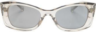 Saint Laurent Eyewear SL 593 tinted sunglasses - women - Acetate - 52 - Neutrals