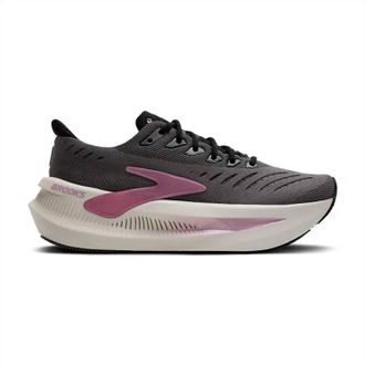 Brooks Womens Glycerin Max 2 Shoes In Grey/coconut/metallic